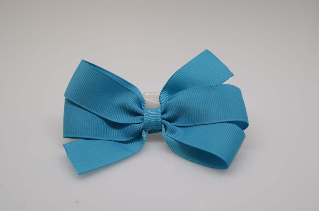 Large pinwheel hair Bow with colors  Copen